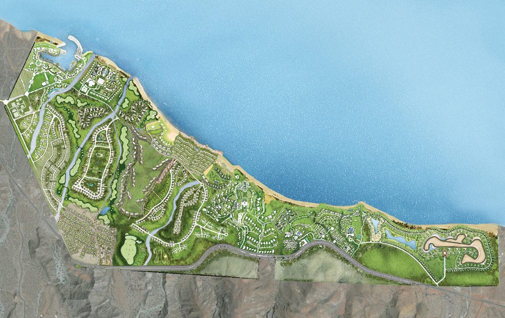 Solaris site plan — Jebel Sifah, along the golf course